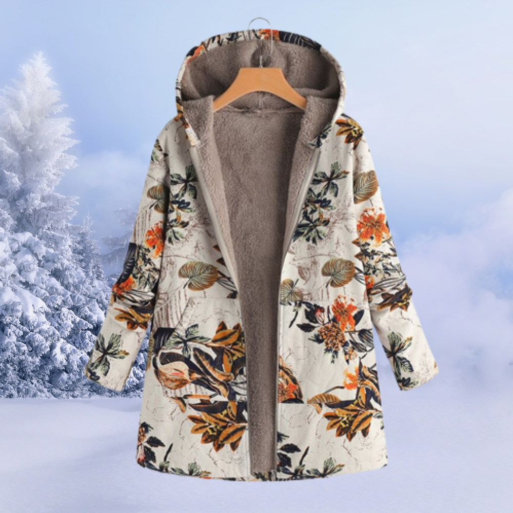 Dames Jas met Opvallende Print Comfortabel en Stijlvol → Dames Jas Met Opvallende Print Comfortabele Stijlvolle Jas