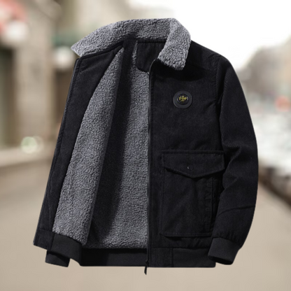 Stevige Corduroy Jas Heren voor Buiten