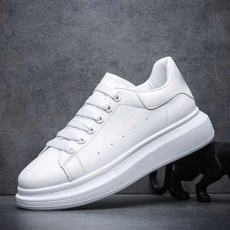 Zwart Dikke Zool Platform Sneakers voor Dames