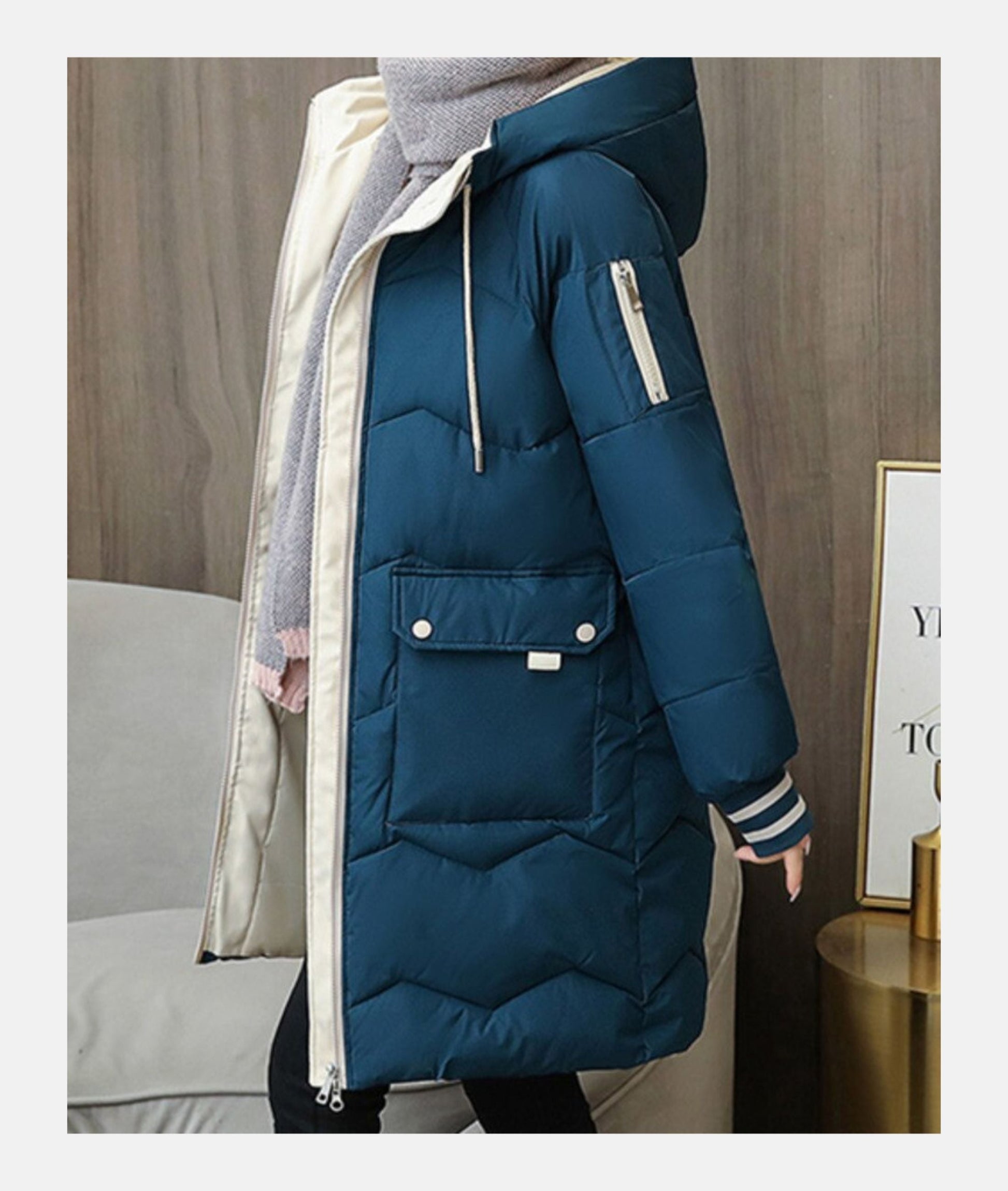 Dames Winterjas Warm en Stijlvol met Elegante Snit - StudioMarella