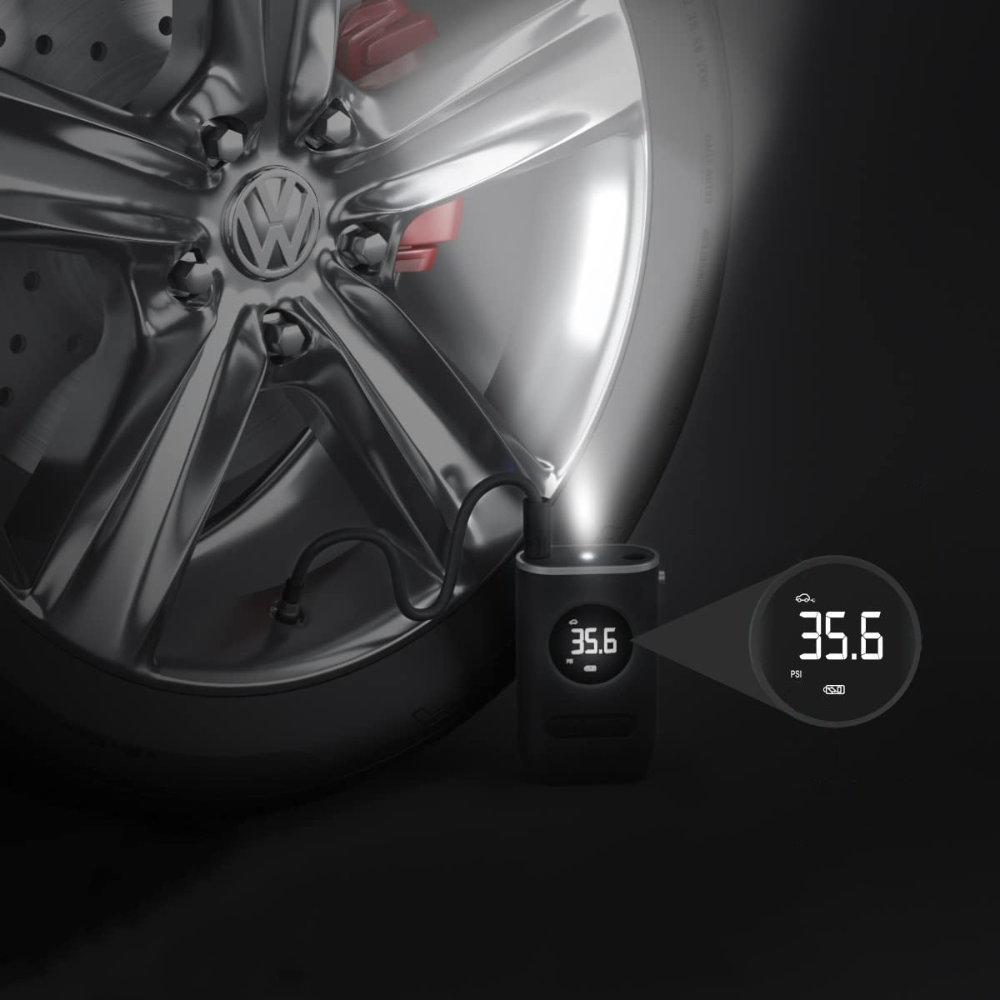 Draagbare Elektrische Bandenpomp Compressor 150 PSI Noodpomp Auto Fiets Motor Snel Oppompen LED Zaklamp Oplaadbaar