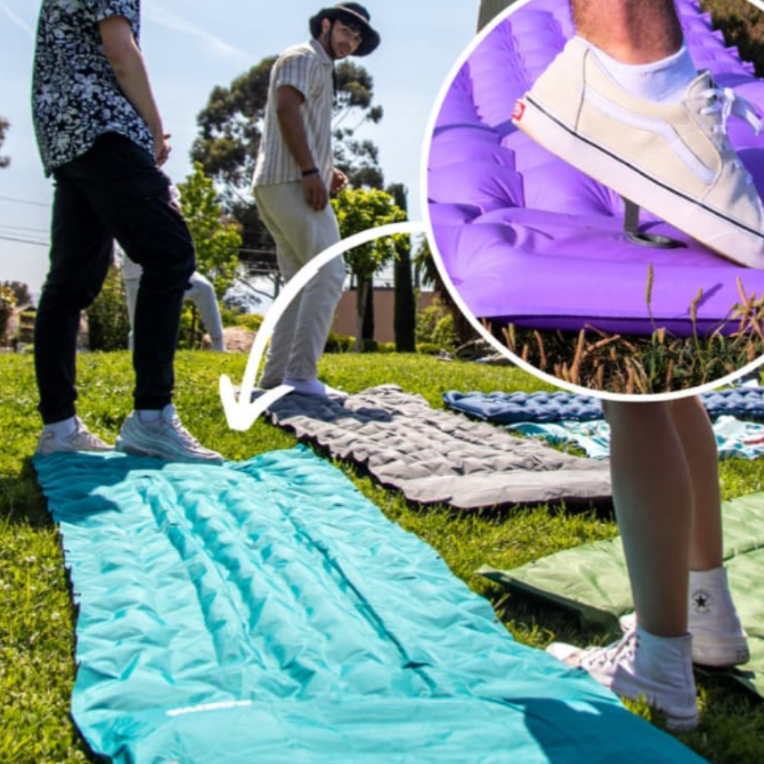 Zelfopblazende Slaapmat met Geïntegreerde Pomp voor Outdoor Camping Wandelen