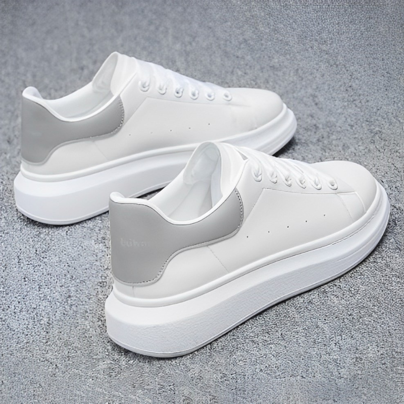 Zwart Dikke Zool Platform Sneakers voor Dames