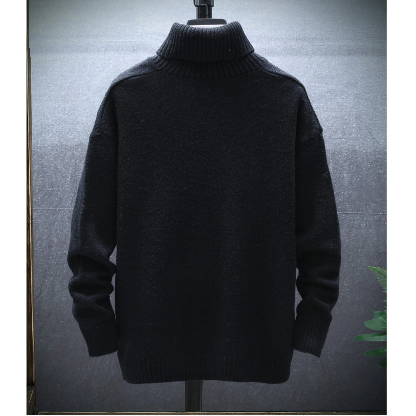 Mannen Trui Turtleneck Warm Modern Dik Breiwerk