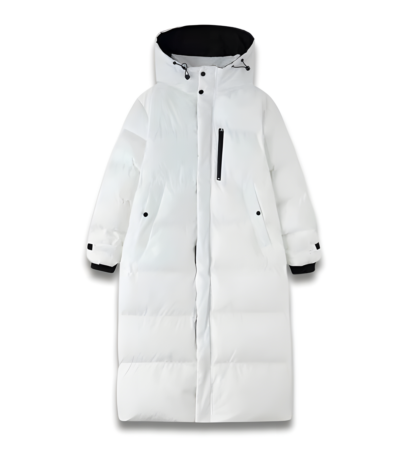 Lange Dames Pufferjas Waterdicht Warm