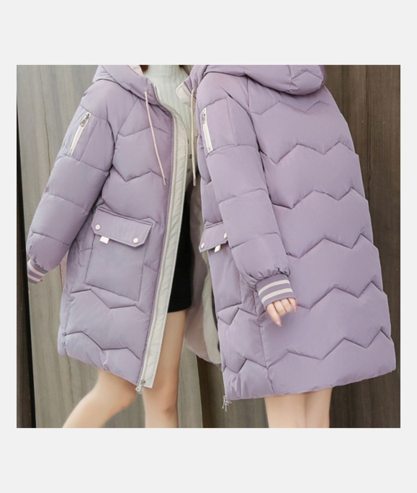 Dames Winterjas Warm en Stijlvol met Elegante Snit