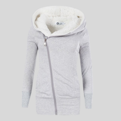Dames Fleece Vest Zacht Warm met Capuchon