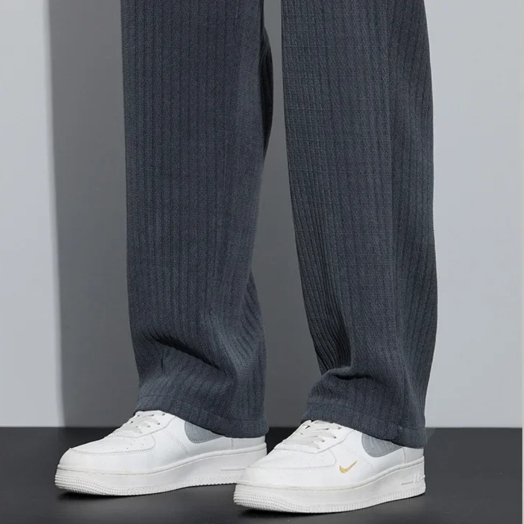 Herenbroek Zomer Wijde Broek met Trekkoord Comfortabel