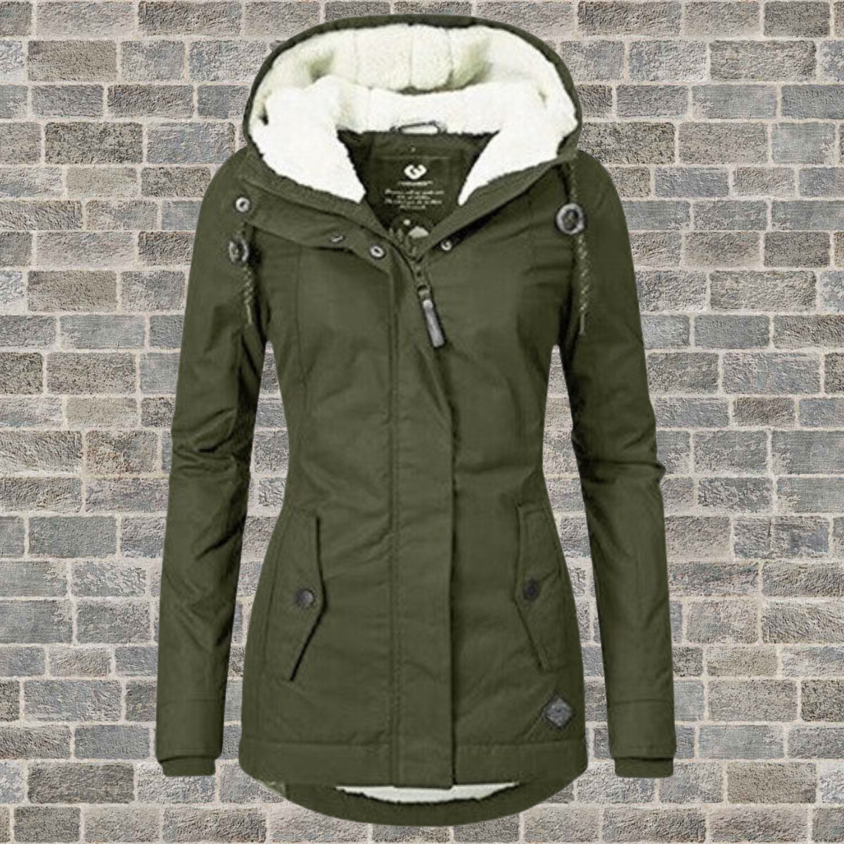 Sherpa Trui met Kap Warm en Zacht voor Dames
