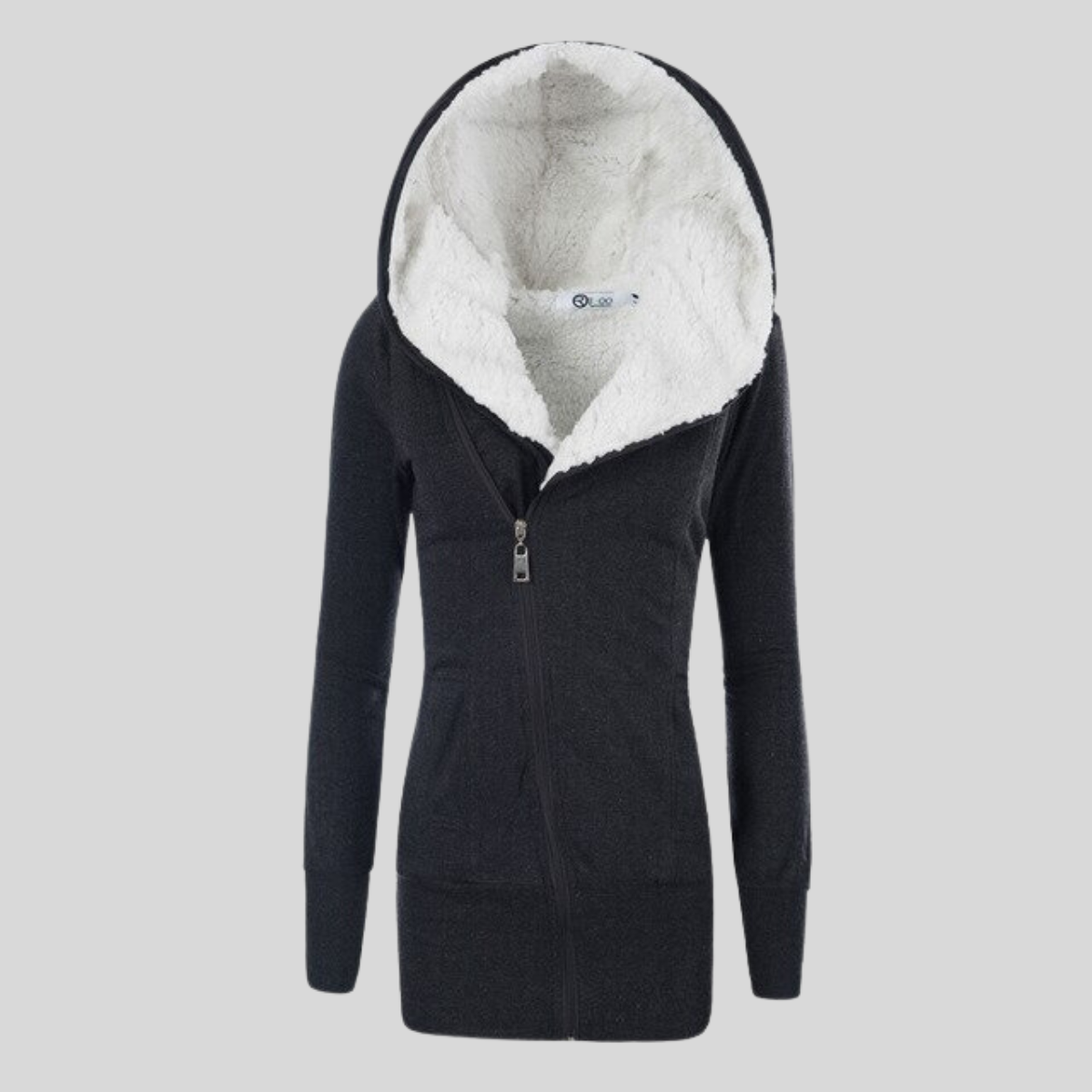 Dames Fleece Vest Zacht Warm met Capuchon