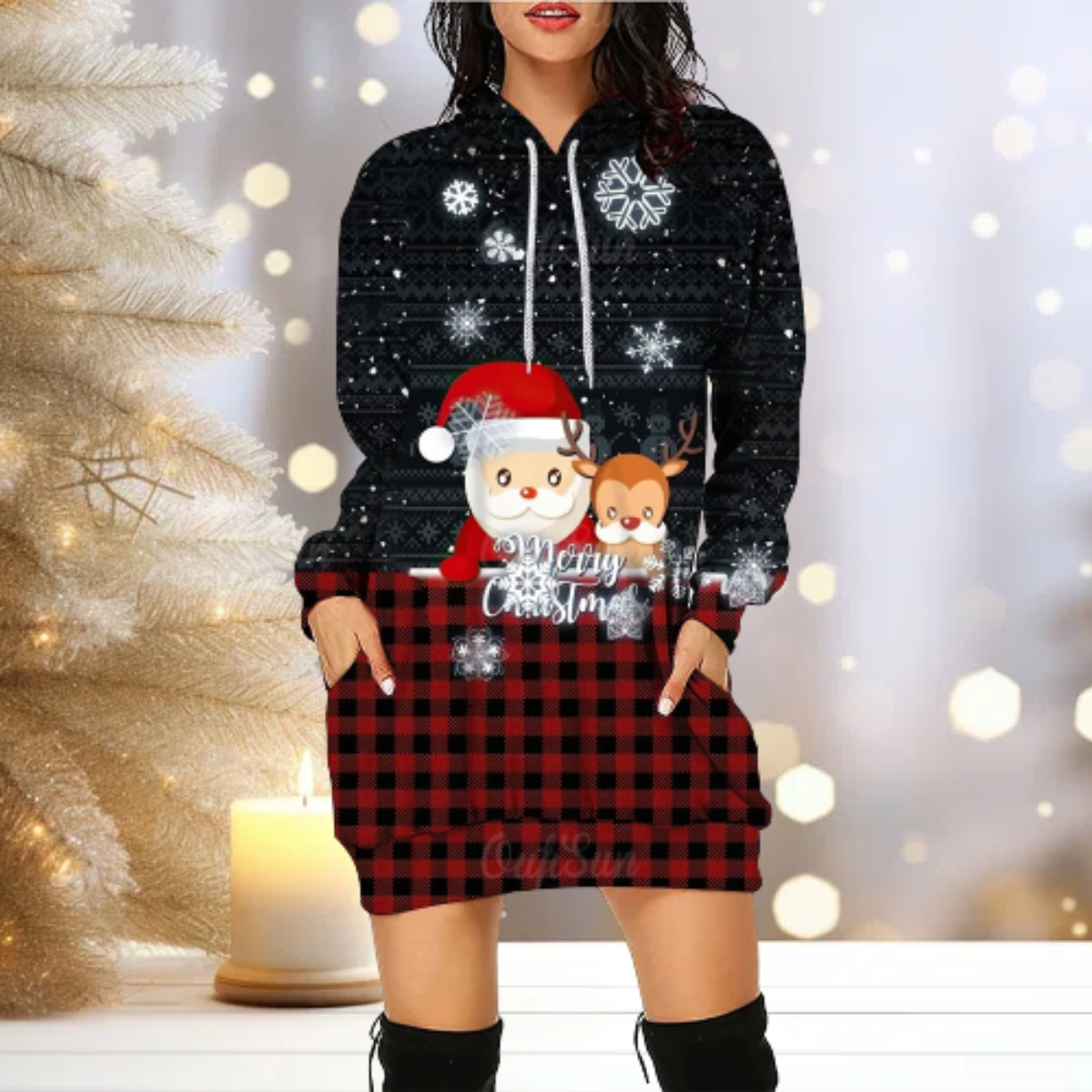 Kersttrui voor Vrouwen Festieve Kerstoutfit