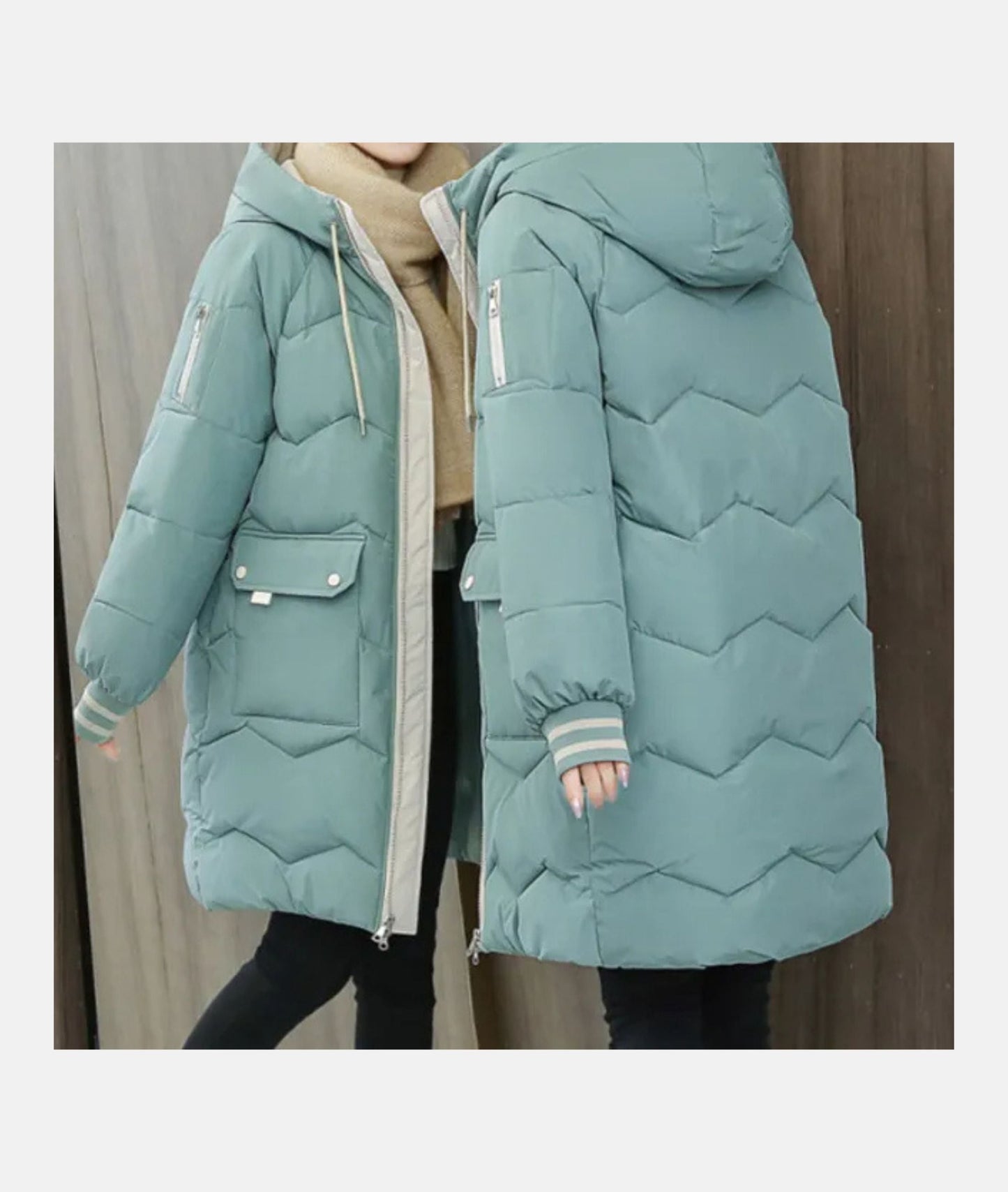 Dames Winterjas Warm en Stijlvol met Elegante Pasvorm