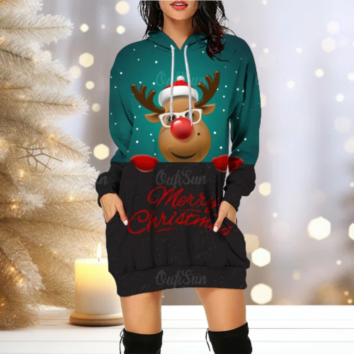 Kersttrui voor Vrouwen Festieve Kerstoutfit