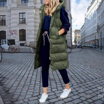 Lange Bodywarmer Dames Warm Isolatie - StudioMarella