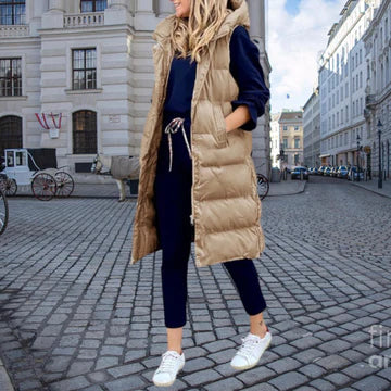 Lange Bodywarmer Dames Warm Isolatie