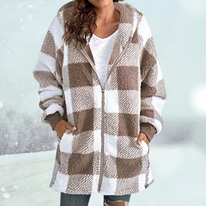 Mila | Warme Winterjas met Kap