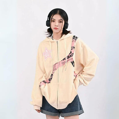 Dames Hoodie Oversized Comfortabel met Leuke Print