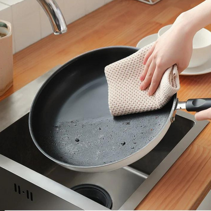 Handdoeken Set 6 Stuks Katoen Honingraat Neutrale Kleuren Keuken Badkamer Theedoeken Absorberend Droogdoek Set