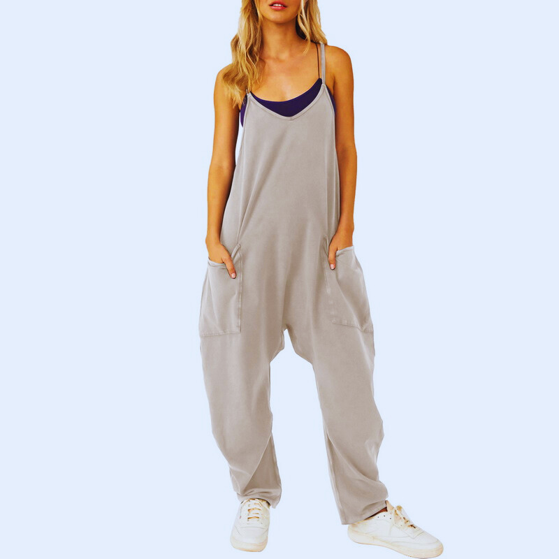 Vrouwelijke Zomerjurk Relaxt Baggy Jumpsuit