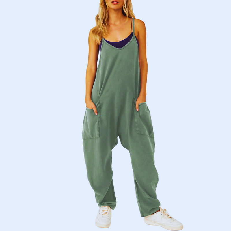 Vrouwelijke Zomerjurk Relaxt Baggy Jumpsuit