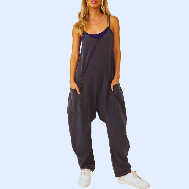 Vrouwelijke Zomerjurk Relaxt Baggy Jumpsuit