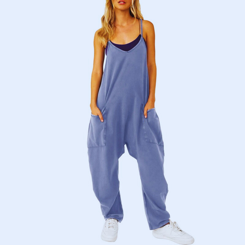 Vrouwelijke Zomerjurk Relaxt Baggy Jumpsuit