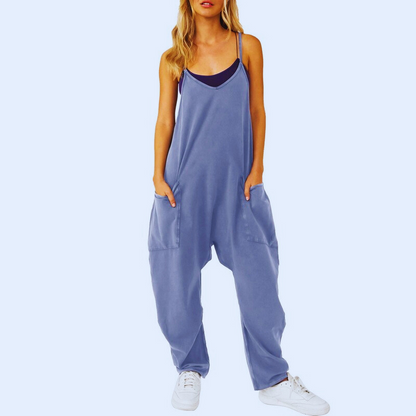 Vrouwelijke Jumpsuit Baggy Comfortabel Relaxed Fit