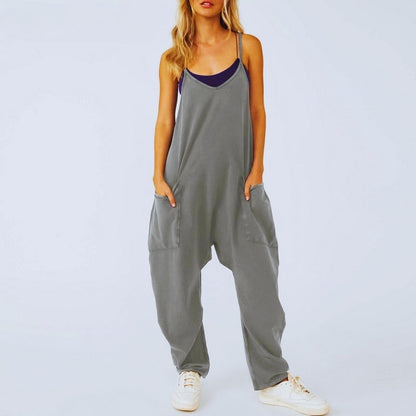 Vrouwelijke Jumpsuit Baggy Comfortabel Relaxed Fit