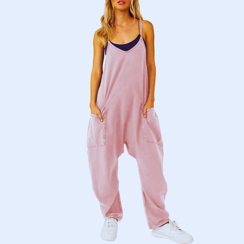 Vrouwelijke Zomerjurk Relaxt Baggy Jumpsuit