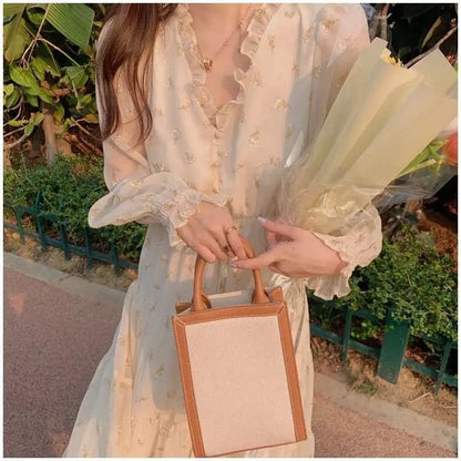 Lente Zomerjurk Bloemen Chiffon Jurk voor Vrouw