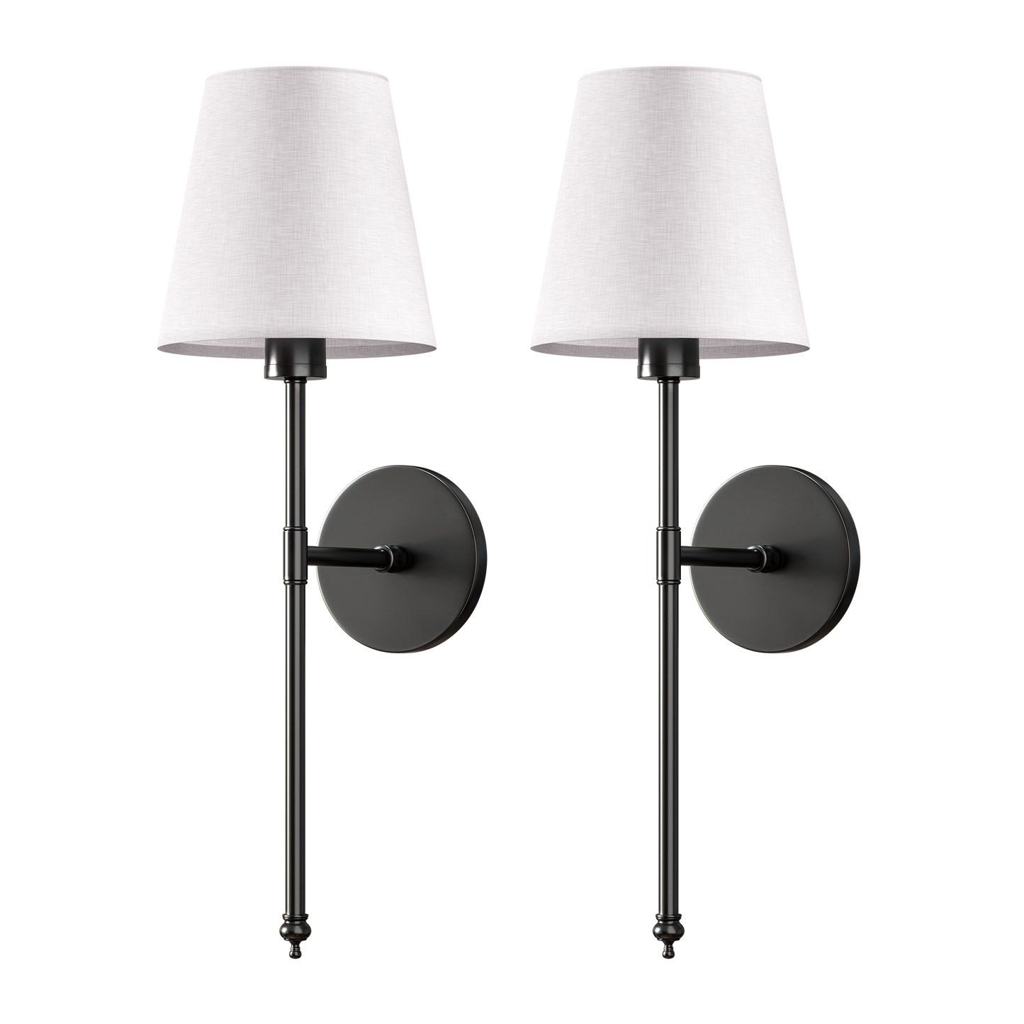 Wandlamp Zonder Boren Draadloos 2-Delig Afstandsbediening Dimbaar Kleurtemperatuur Verstelbaar