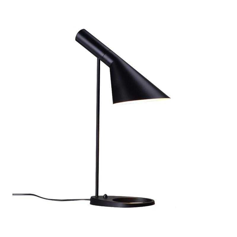 Moderne LED-tafelverlichting met strakke vormgeving - Minimalistisch design - Energiezuinig - Warm wit 2700K - Dimbaar bureaulamp - Sansoti