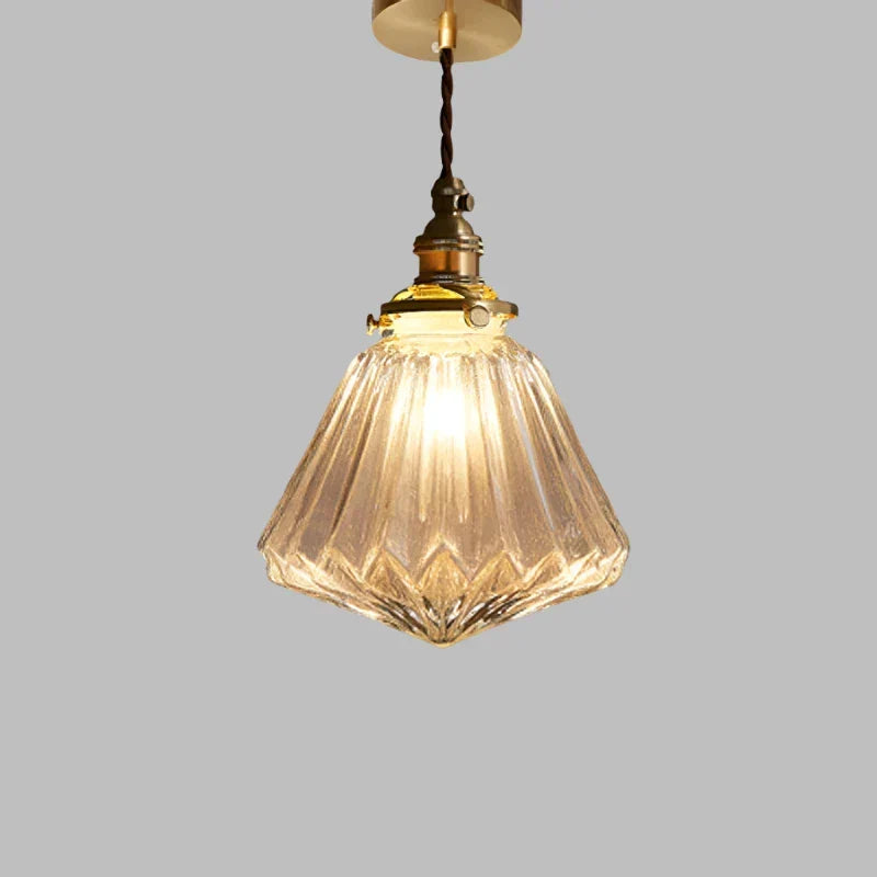 Hanglamp Kristalglas Transparant Scandinavisch Retro E27 15cm LED Eetkamer Woonkamer Minimalistisch