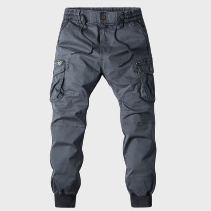 Mannen Joggers Zwart Cargo Broek Stijl