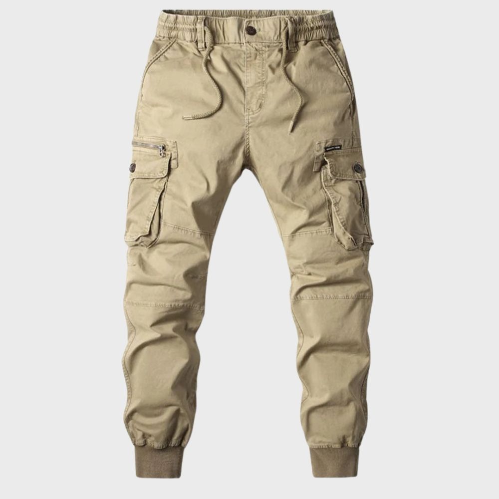 Mannen Joggers Zwart Cargo Broek Stijl
