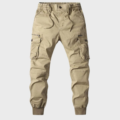 Mannen Joggers Zwart Cargo Broek Stijl