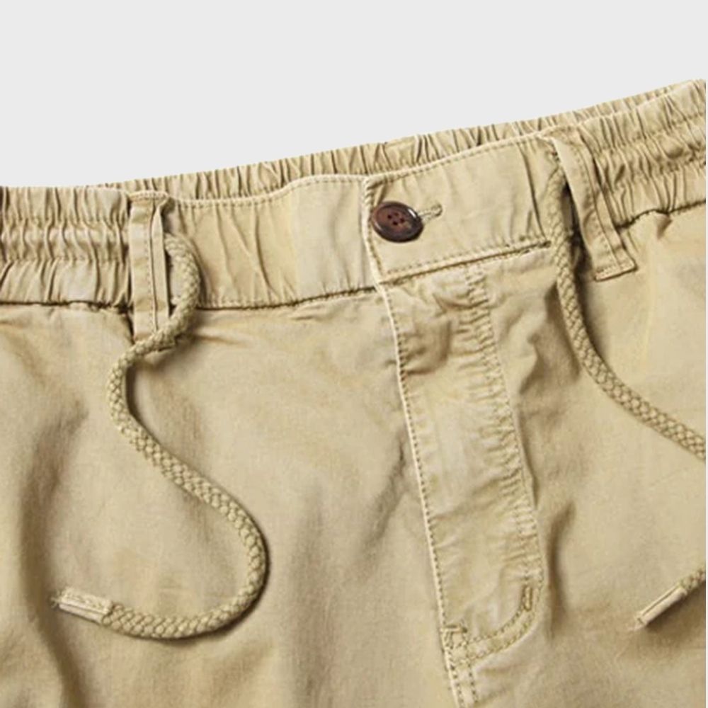 Mannen Joggers Zwart Cargo Broek Stijl