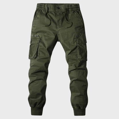 Mannen Joggers Zwart Cargo Broek Stijl