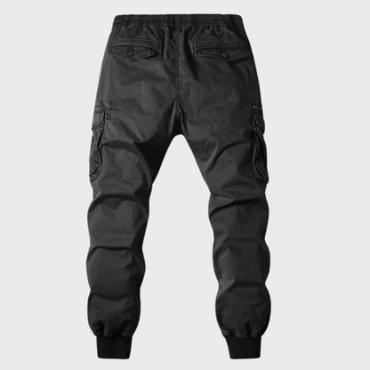 Mannen Joggers Zwart Cargo Broek Stijl