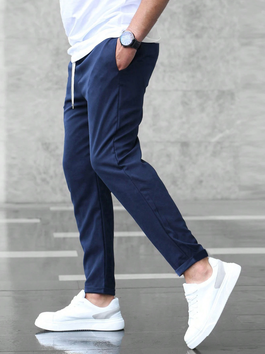 Joggingbroek Elastisch Slim Fit met Tunnelkoord