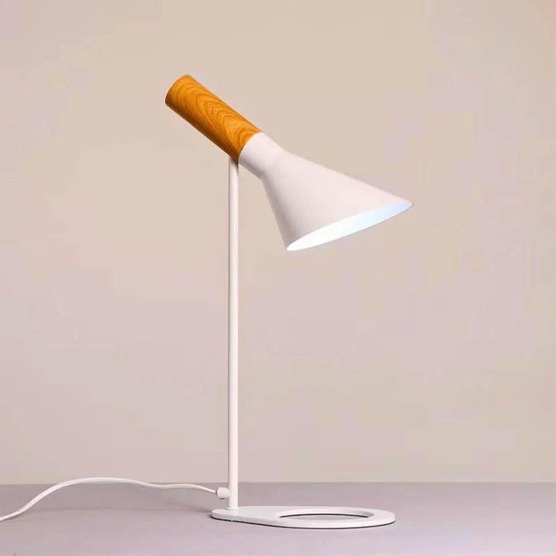 Moderne LED-tafelverlichting met strakke vormgeving - Minimalistisch design - Energiezuinig - Warm wit 2700K - Dimbaar bureaulamp - Sansoti
