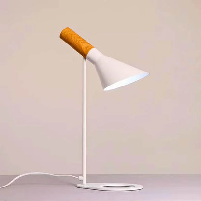Moderne LED-tafelverlichting met strakke vormgeving - Minimalistisch design - Energiezuinig - Warm wit 2700K - Dimbaar bureaulamp - Sansoti