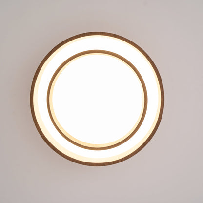 Plafondlamp Walnootlook LED Rond 40cm 50cm Modern Design