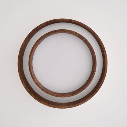 Plafondlamp Walnootlook LED Rond 40cm 50cm Modern Design