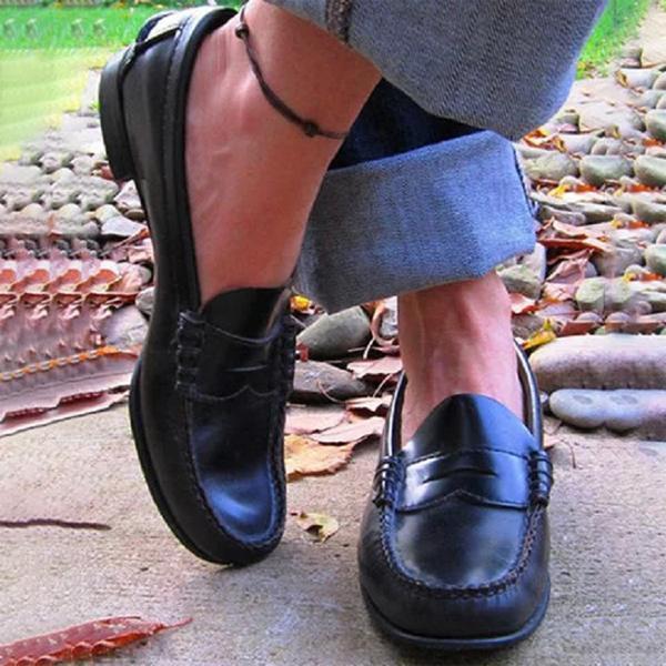 Klassieke Leren Instappers Heren Bruin Premium Loafers Comfortabel Leder Herenschoenen Casual Formeel Mocassins