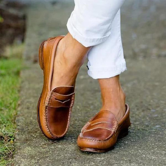 Klassieke Leren Instappers Heren Bruin Premium Loafers Comfortabel Leder Herenschoenen Casual Formeel Mocassins
