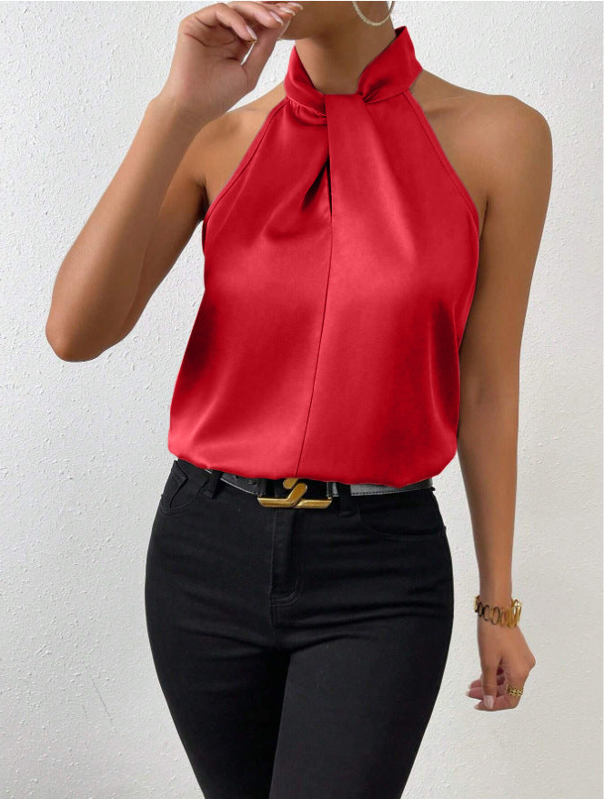 Top met Knopen Detail van Zijde