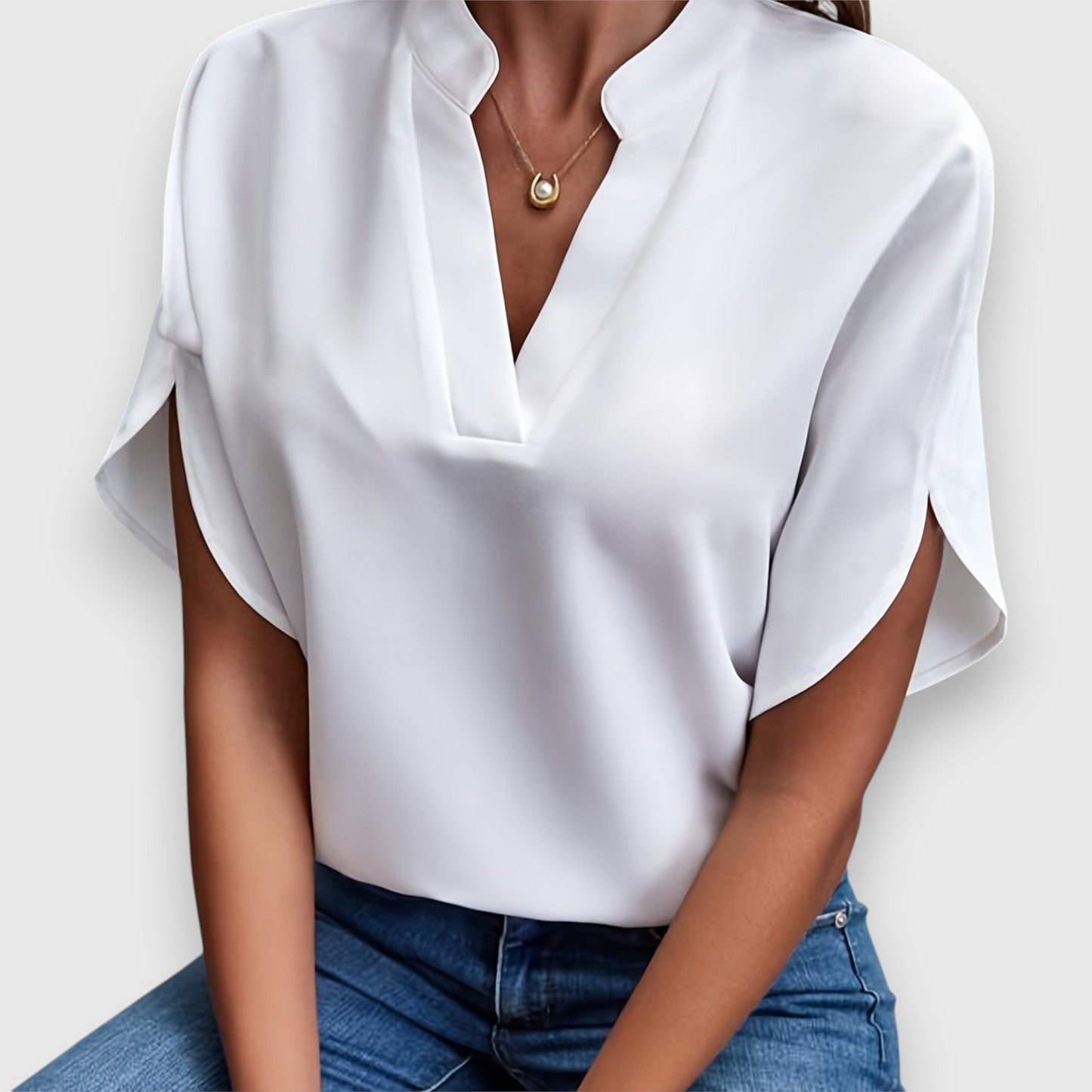Dames Blouse Transparant Elegante Pasvorm - StudioMarella