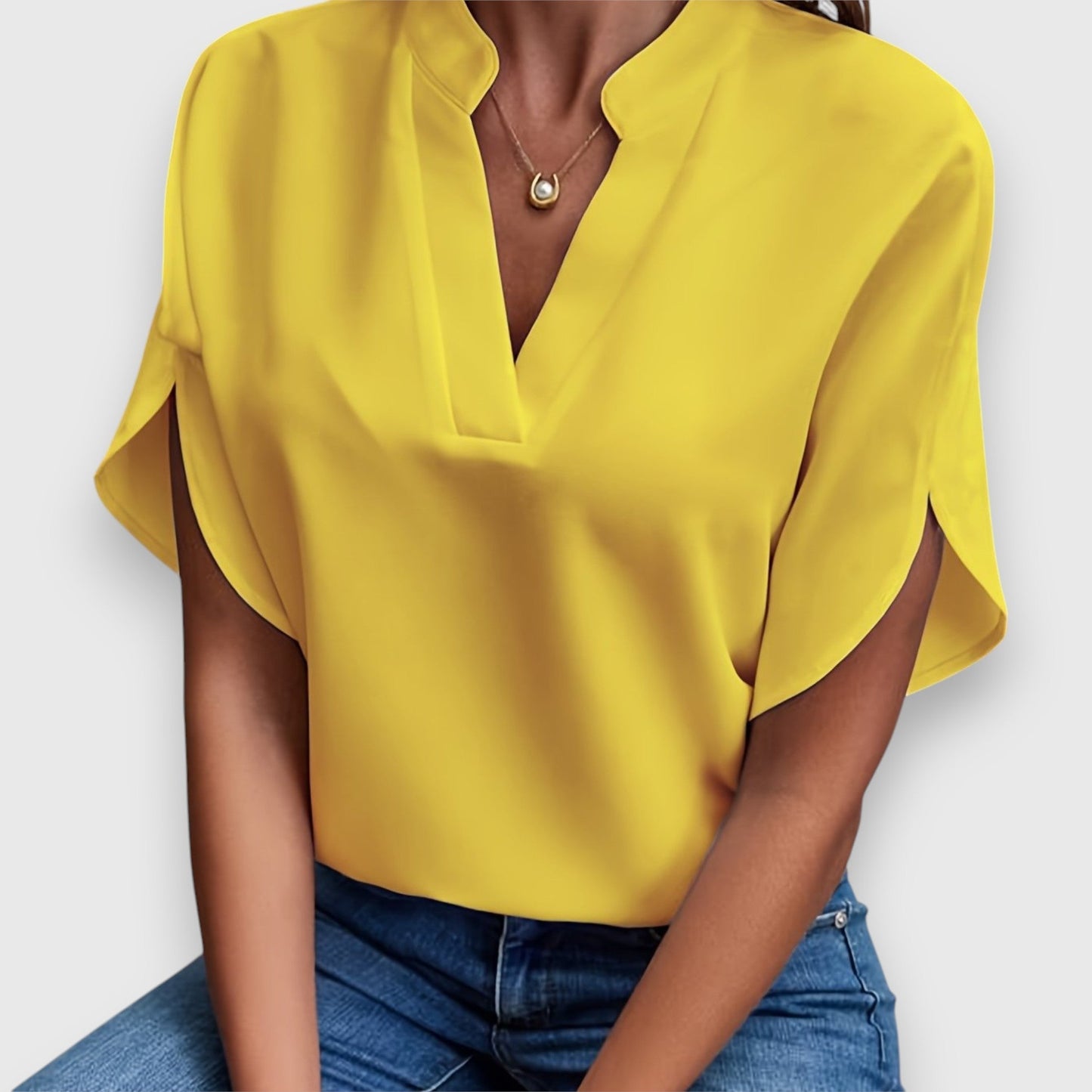 Dames Blouse Elegante Pasvorm Chiffon