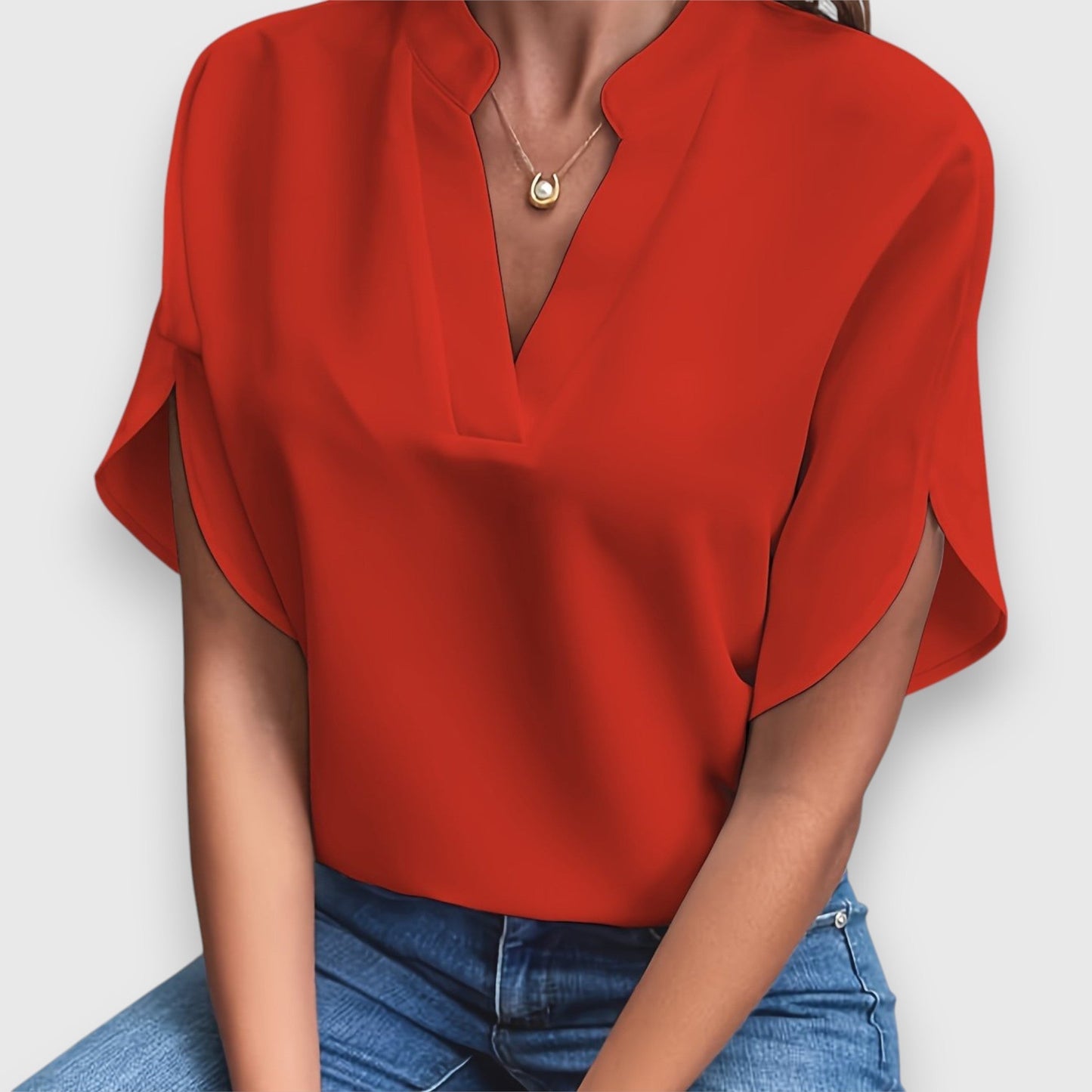 Dames Blouse Transparant Elegante Pasvorm